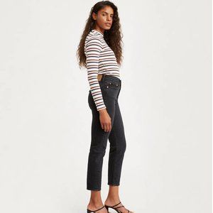 LEVIS Wedgie Ankle Faded Dark Blue 25